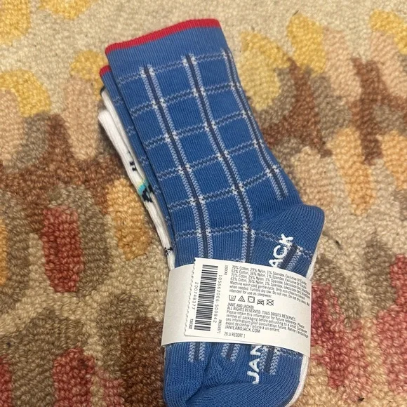 HP 🎉 NWT Janie and Jack Sweat Set & Socks - Picture 8 of 8